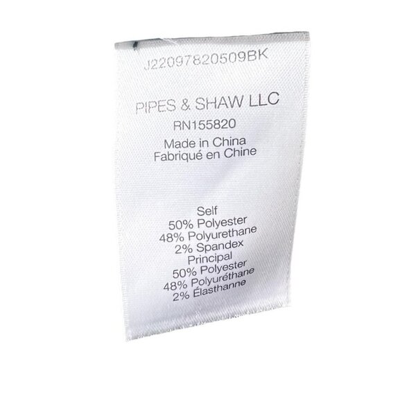 Veronica Beard Womens Black High Rise Faux Leather Ankle Skinny Pants Sz 31 New - Picture 9 of 12